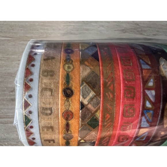 26 Rolls Washi Tape Multicolor Metallic Crafts Scrapbook Junk Journal Gift Wrap - Picture 11 of 14